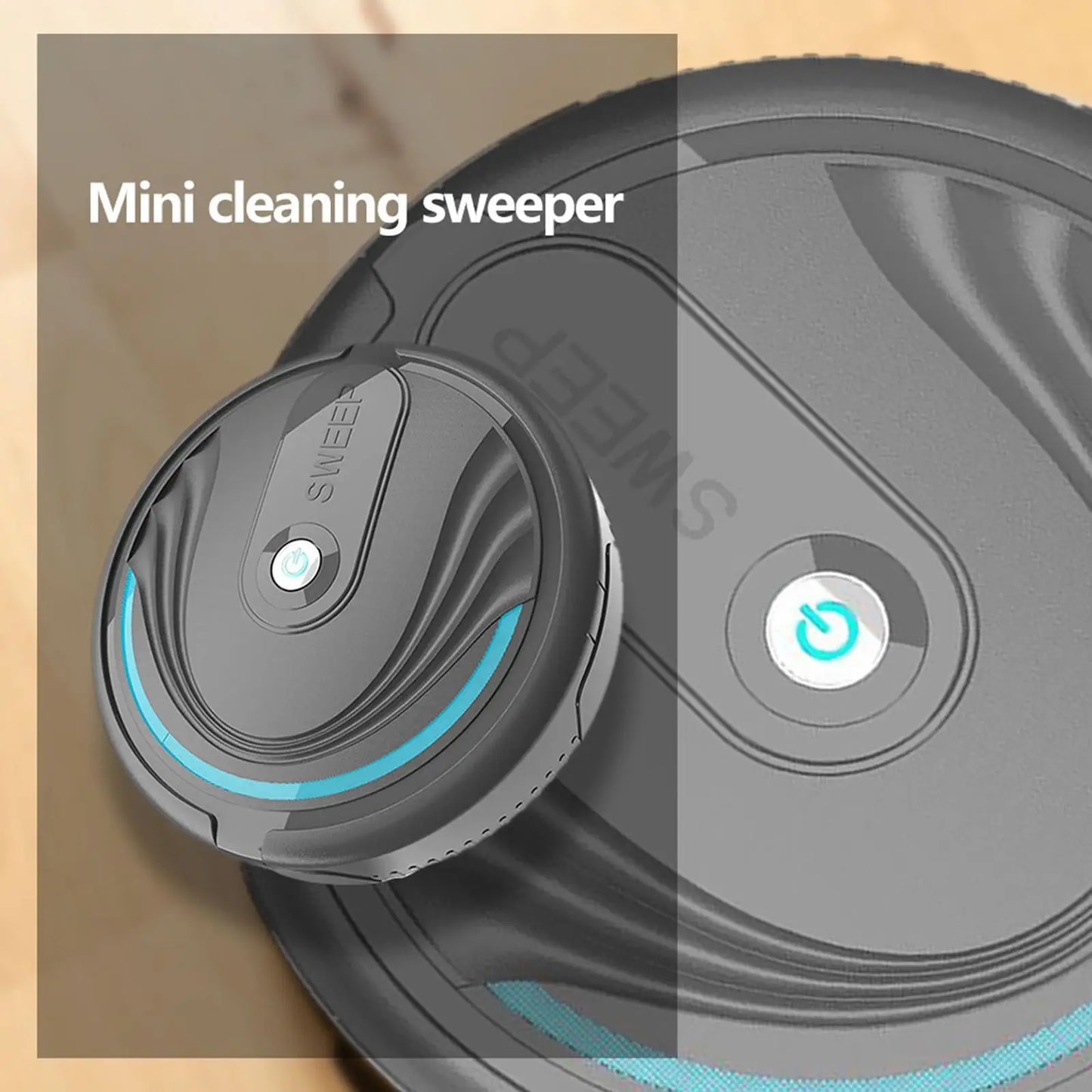 Portable Robot Vacuum Cleaner Smart Sweeping Lightweight Multi-Mode