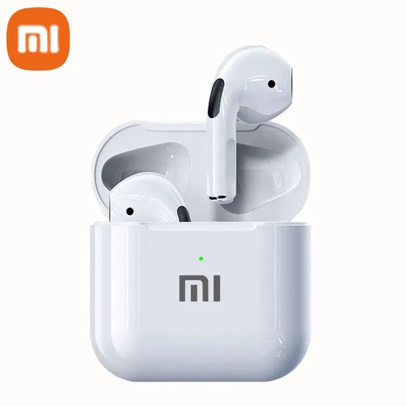 MI Air Pro 4 Earphones Bluetooth Wireless With Mic Waterproof (White)